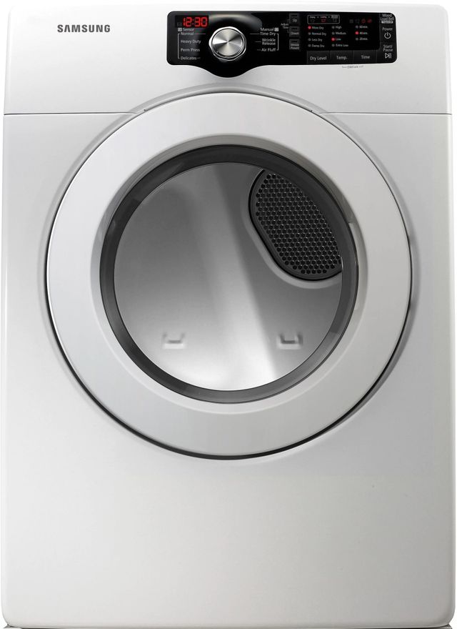 Samsung 7.3 Cu. Ft. White Electric Dryer-0