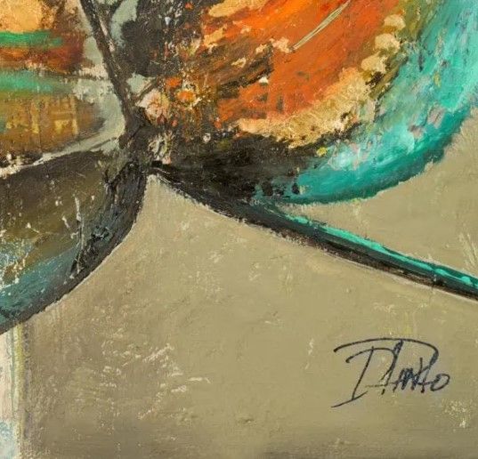 Classy Art Contemporary Leaves II by Patricia Pinto Wall Art-1