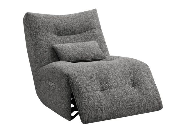 Monarch Specialties Inc. Dark Gray Reclining Massage Chair-0