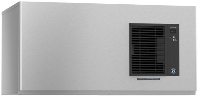 Hoshizaki Square Cuber 44" 489 lb. Stainless Steel Air-Cooled Icemaker-0