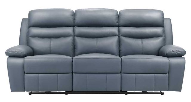 Homelegance® Hancock Blue Power Double Reclining Sofa-2