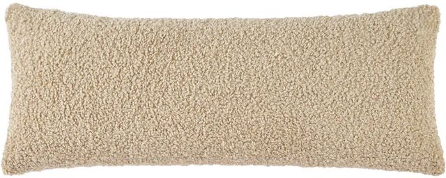 HiEnd Accents Teddy Cream Lumbar Pillow-0