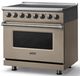 Viking® 5 Series 36" Nantucket Pro Style Induction Range with Polished Chrome Trim-2