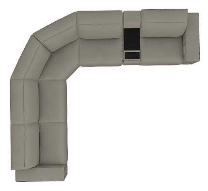 La-Z-Boy® Armitage Flint Power Reclining Sectional with Custom Layout Options-3
