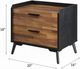 ACME Furniture Jiranty Walnut Accent Table with Black Frame-2