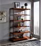 ACME Furniture Oaken Black/Honey Oak Bookshelf-2