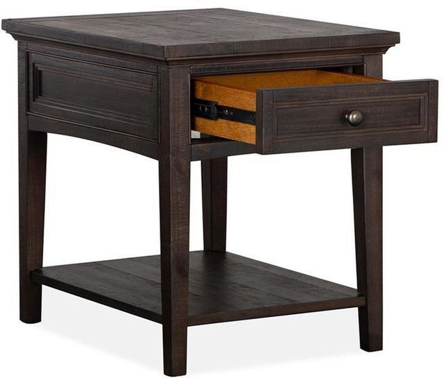 Magnussen Home® Westley Falls Graphite End Table-3
