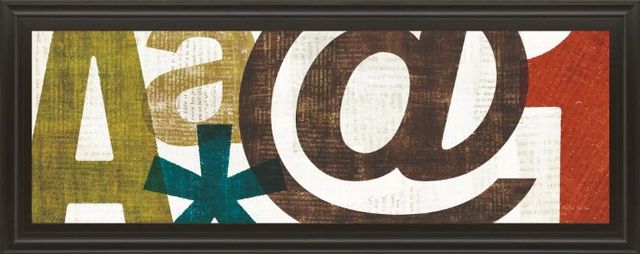 Classy Art Punctuated III by Micheal Mullan Wall Art-0