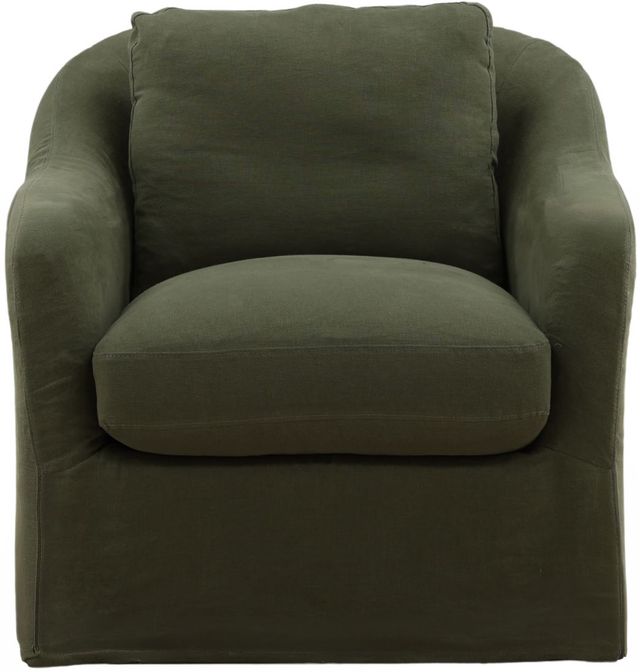 Dovetail Furniture Ama Olive Swivel Chair-2