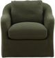 Dovetail Furniture Ama Olive Swivel Chair-2