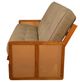 Kodiak Furniture Westport Taxi Woodsmoke/Honey Full Futon with Mattress-1