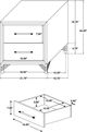 Coaster® Lucia 3-Piece Beige/White Queen Upholstered Panel Bedroom Set-4