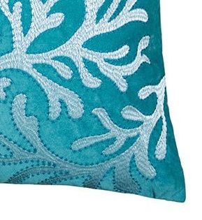 Furniture of America® June Teal Accent Pillow-1