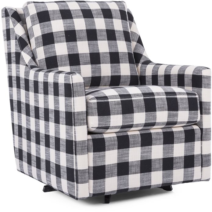 Buffalo check swivel chair sale