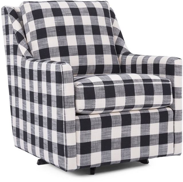 Decor-Rest® Furniture LTD 2627 Black/White Swivel Chair