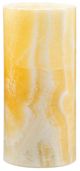 A & B Home Yellow Faux Pillar Candle-1