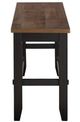 Steve Silver Co. Bermuda Black/Dark Acacia Counter Bench-4