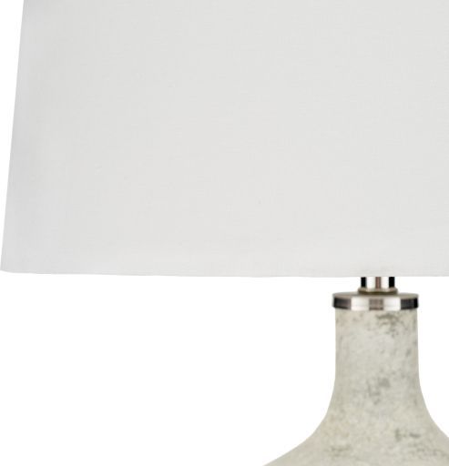 Surya Dupree White Marble Table Lamp-1