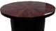 Elements International Rosemond Cherry Top End Table with Black Base-1