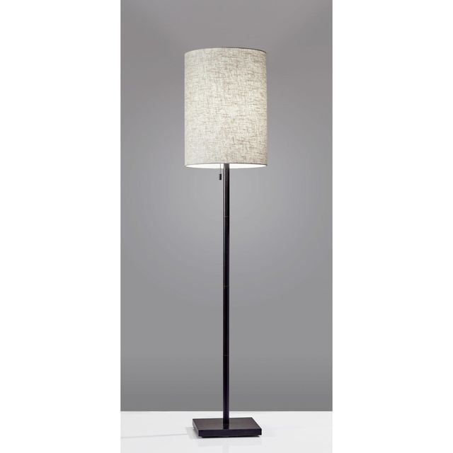 Adesso® Liam Dark Bronze Floor Lamp-1