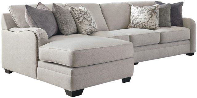 Benchcraft® Dellara 3-Piece Chalk Left-Arm Facing Sectional with Chaise-0