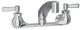 Elkay Chrome Foodservice 8" Centerset Wall Mount Faucet-0