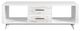 Elements International Rogen 3-Piece Rustic White Occasional Table Set-1