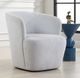 Uttermost® Mist Light Blue Barrel Swivel Chair-1