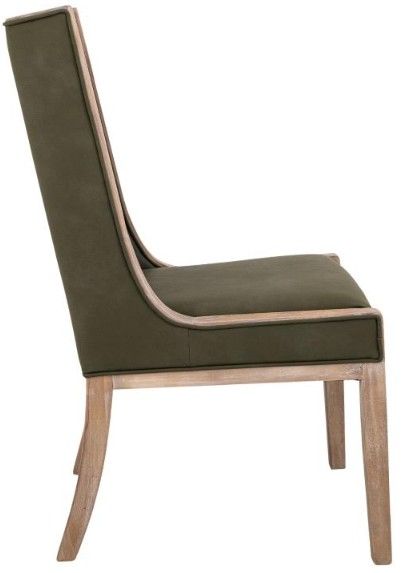International Furniture Direct Balam Olive Side Chair-3