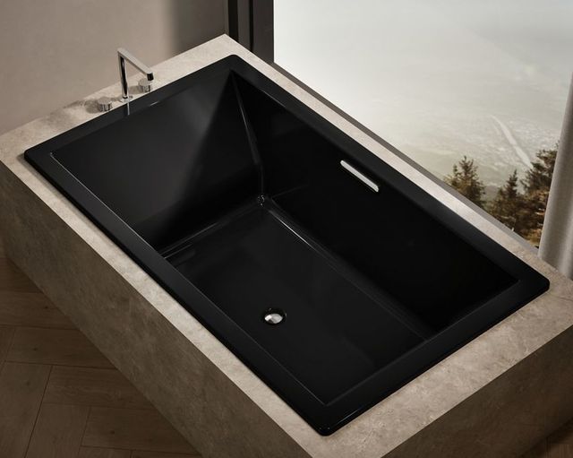 KOHLER® Underscore® Black 72" x 42" Drop-In Bath-3