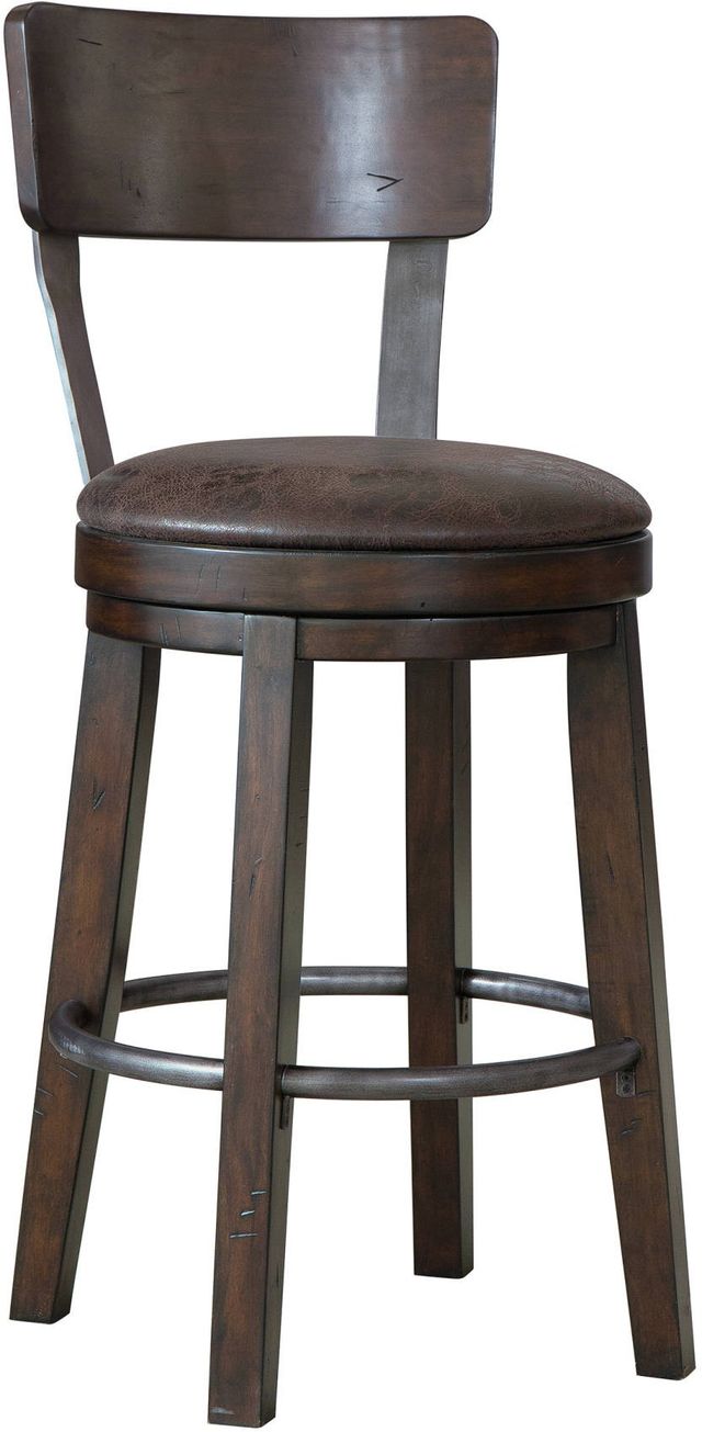 Howard Miller® Bev Trolley Rustic Hardwood Bar Stool