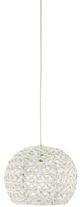Currey & Company Piero Multi-Drop Painted Silver/White Pendant Lighting-1