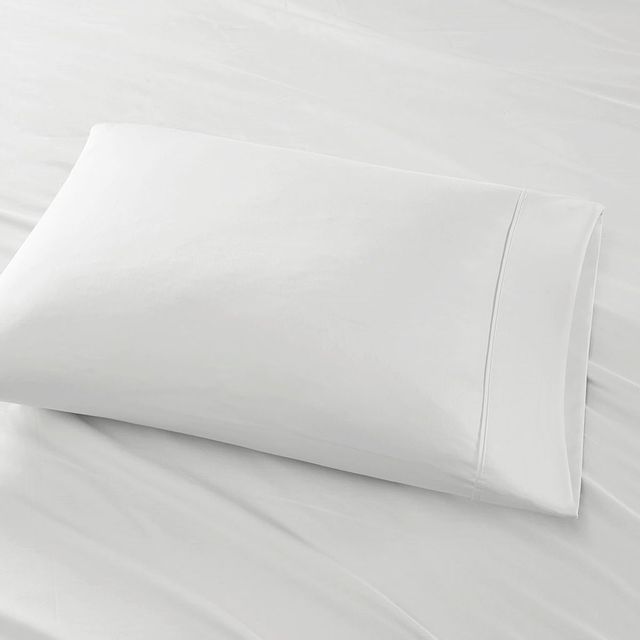 Olliix by Madison Park White California King 600 Thread Count 100% Pima Cotton Sheet Set-1