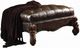 ACME Furniture Versailles Dark Brown/Cherry Oak Ottoman-0