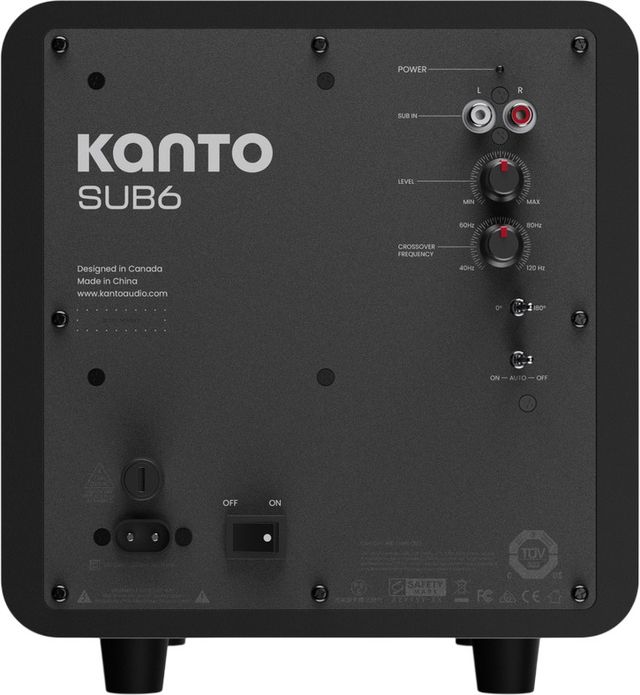 Kanto SUB6 6" Matte Black Subwoofer-2