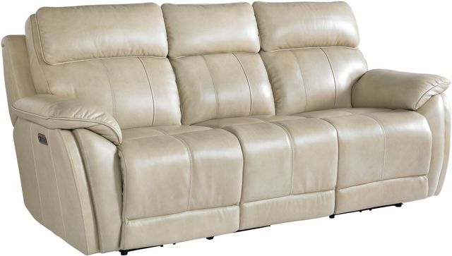 Bassett® Furniture Club Level Levitate Diamond Leather Power Reclining Sofa-0
