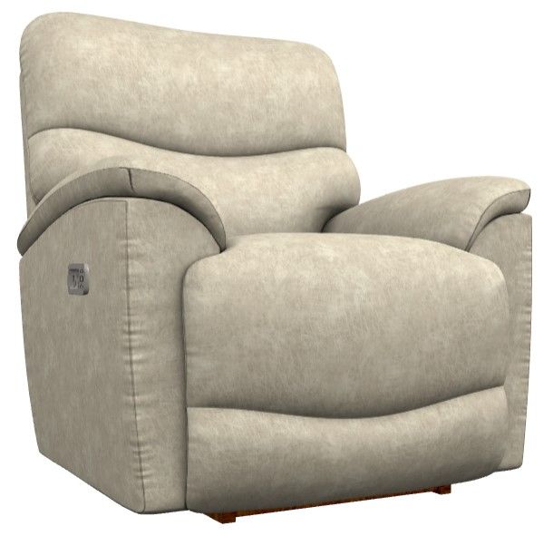 La-Z-Boy® Trouper Stucco Power Rocking Recliner with Headrest-0