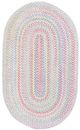 Capel Rugs Cutting Garden Lily 24" x 36" Oval Throw Rug-0