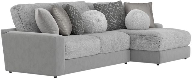 Jackson Furniture Canyon 2-Piece Gray/Platinum/Zinc Right-Arm Facing Sectional-0
