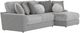Jackson Furniture Canyon 2-Piece Gray/Platinum/Zinc Right-Arm Facing Sectional-0