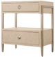 Hooker® Furniture Westwood Polished Limestone 2-Drawer Nightstand-4