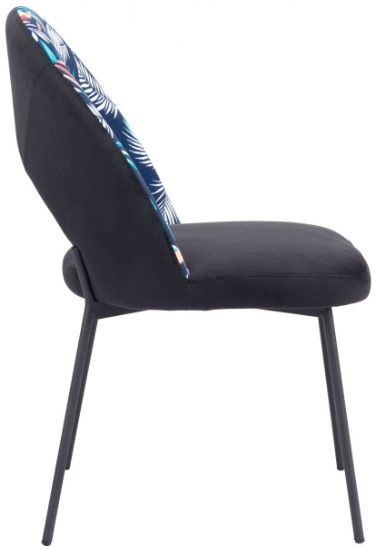 Zuo® Modern Merion Black/Multi-Colored Dining Chair-2