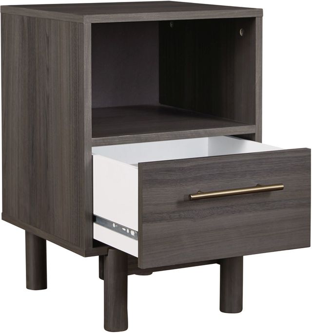 Signature Design by Ashley® Brymont Dark Gray 16" Nightstand-2