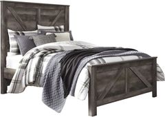 Signature Design by Ashley® Wynnlow Gray King Crossbuck Panel Bed