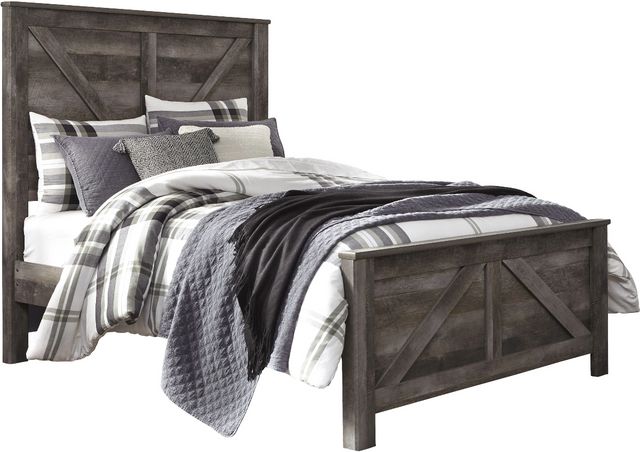 Wynnlow Crossbuck Panel Bed - Gray Wynnlow Crossbuck Panel Bed - Gray