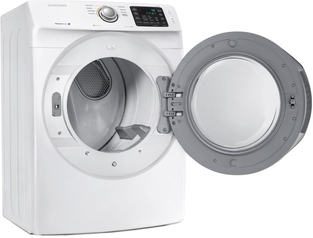 Samsung 7.5 Cu. Ft. White Front Load Gas Dryer-4