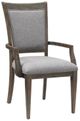 Homelegance® Sarasota Driftwood Brown/Gray Dining Arm Chair-0