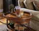 Hooker® Furniture Commerce and Market Mappa Burl Oval Accent Table-2