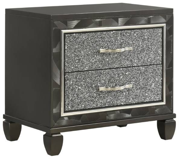 New Classic® Home Furnishings Radiance Black Pearl Nightstand-0