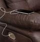 Signature Design by Ashley® Punch Up 5-Piece Walnut Power Reclining Sectional-2